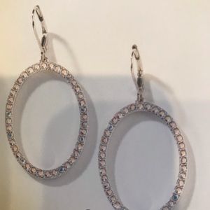 Touchstone Crystal by swarovski DASH OUT aurore boreale earrings BNIB sparkly!